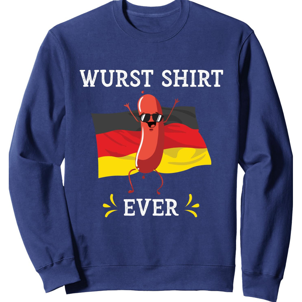 Long Sleeve Shirts for Men sweatshirt Wurst Ever Funny Oktoberfest German Sausage Germany Sweatshirt T shirt Tee Streetwear Casual tops clothes cool