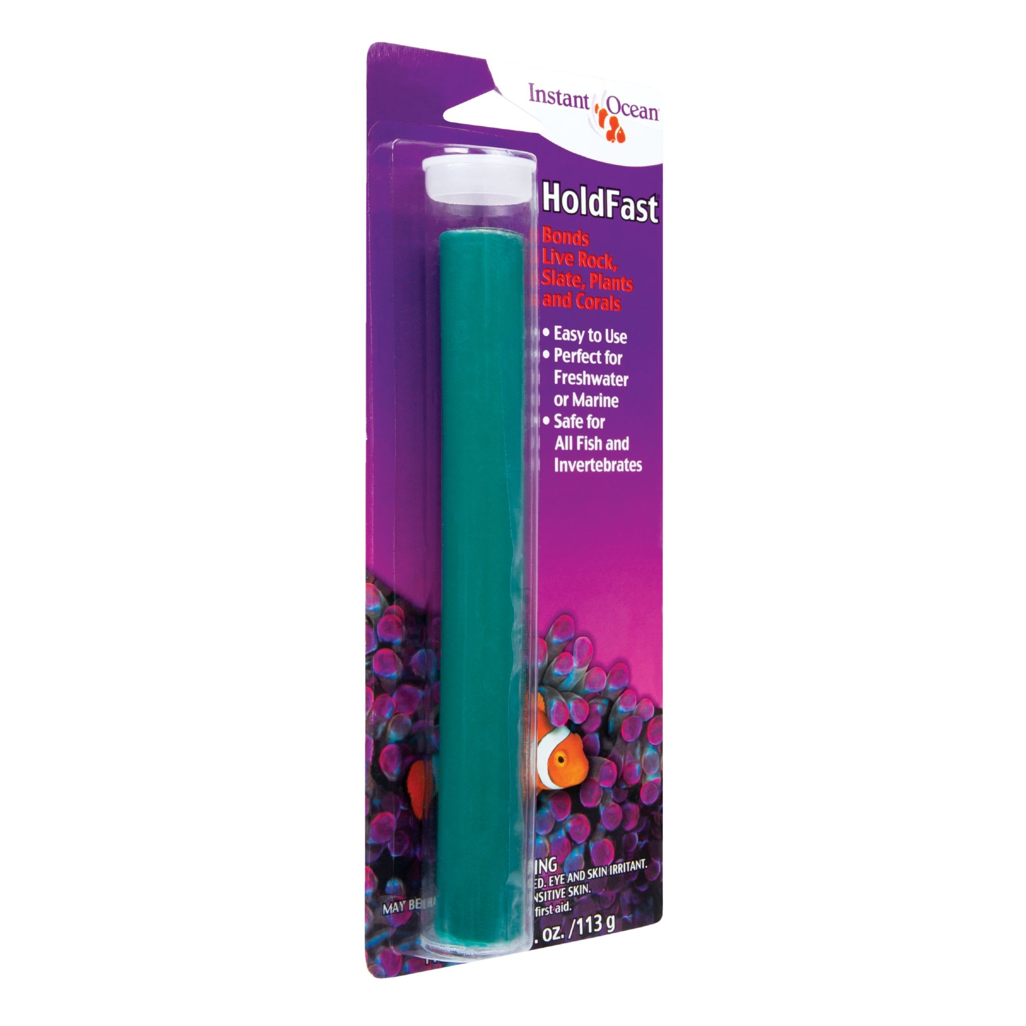 Instant Ocean HoldFast Epoxy Stick Bonding Solution, 4 oz.