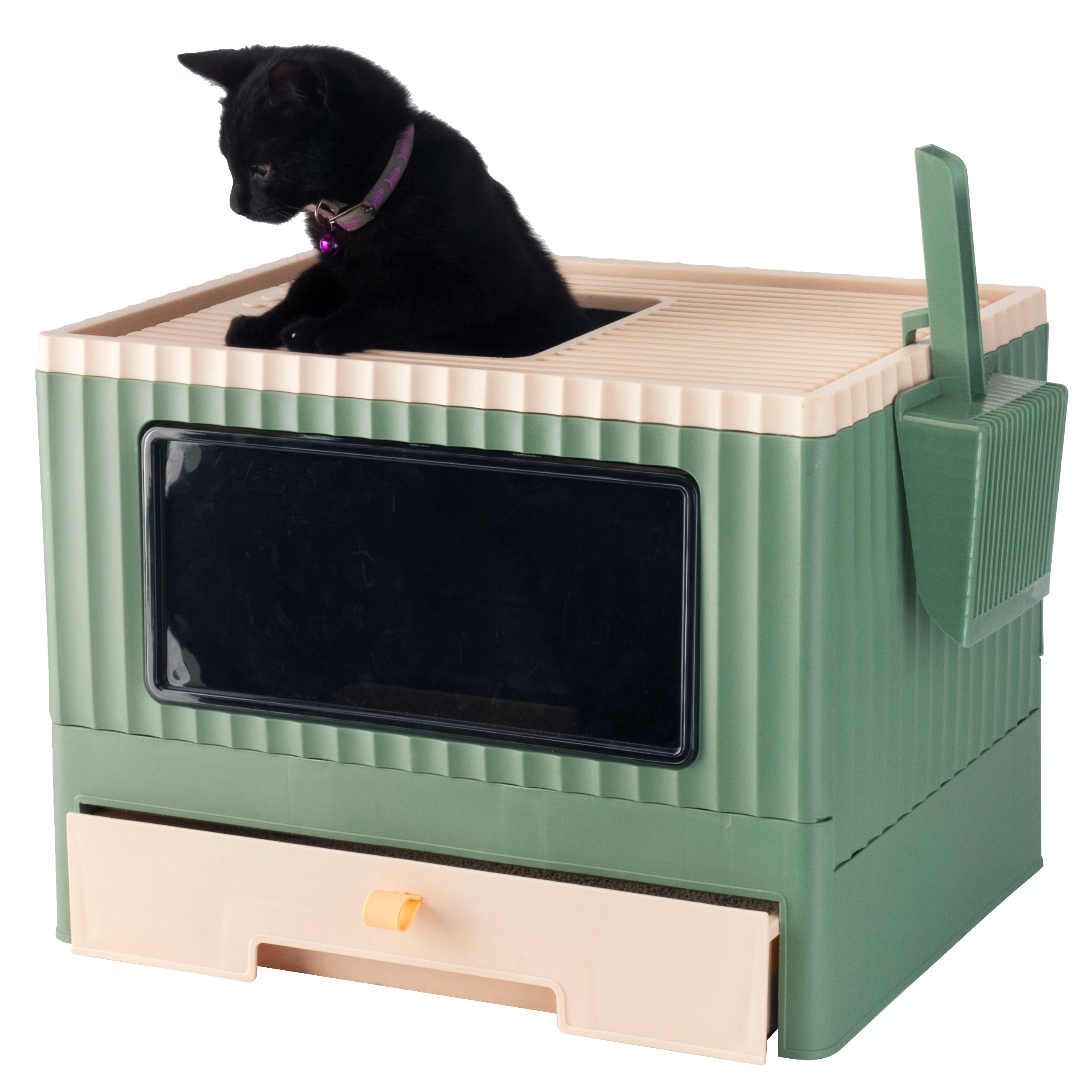 Wholesale Inventory foldable cat litter box cat bag litter box foldable cat litter box with fast shipping