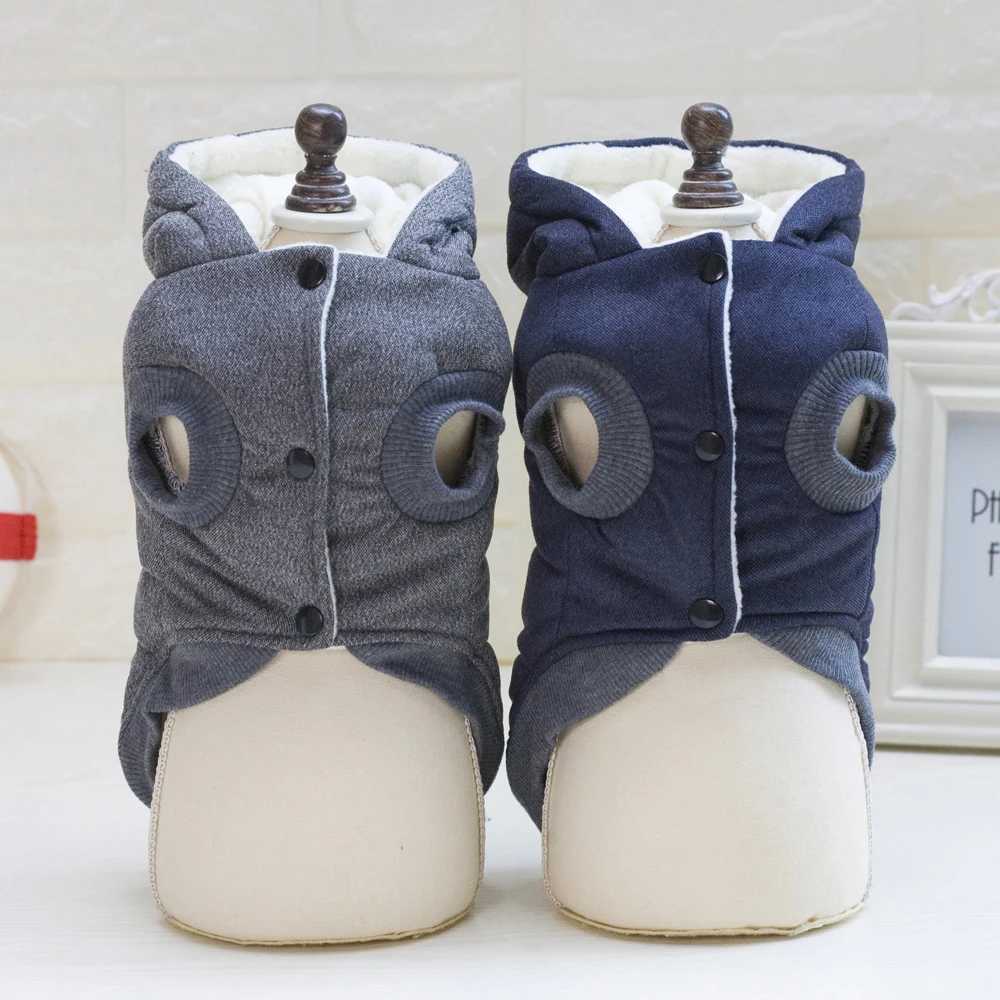 Winter Warm Fleece Dog Clothes for Small Dogs Puppy Jacket Padded Pet Dog Coat Chihuahua Hoodie Shih Tzu Outfit Yorkies CustomesXJ241125