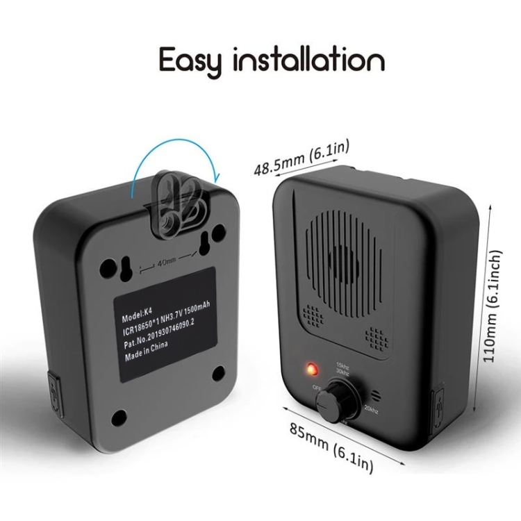 With High Click RC-309 Bark Control Devices Defer Nuisance Barking ultrasonic dog barking control device