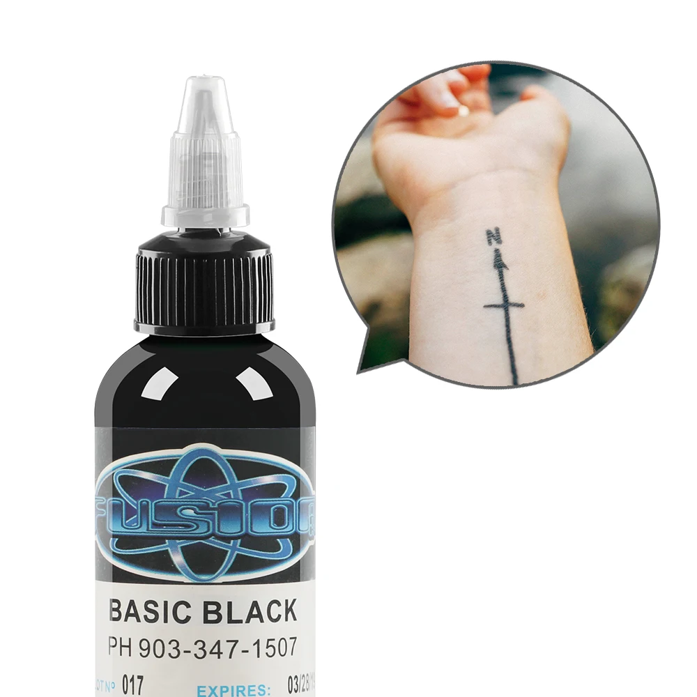 16Pcs Tattoo Ink Fusion tattoo inks 16 Colors Set 1 oz 30ml/Bottle Tattoo Pigment Kit for 3D makeup beauty skin body art.
