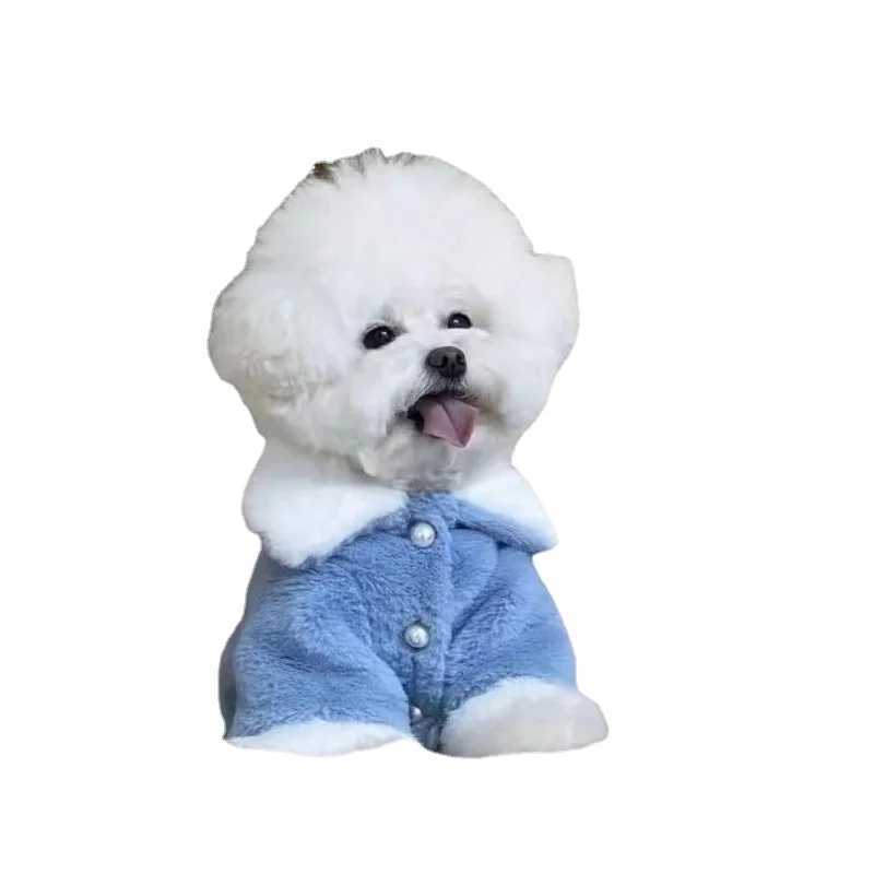 Winter Thick and Warm Plush Schnauzer Bear Teddy Shiba Medium-sized Coat Cotton JacketXJ241125