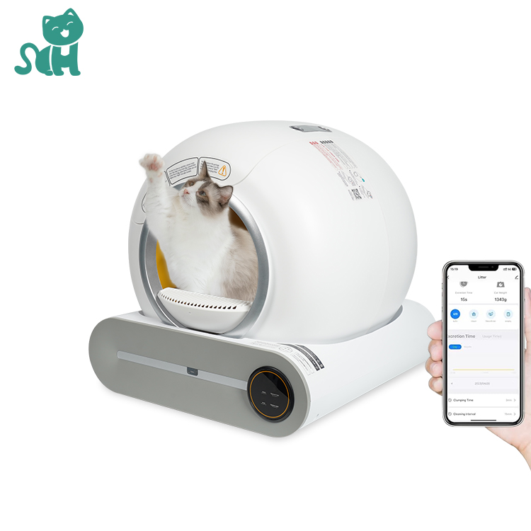 New Washable Silo Deodorant Smart Pet Toilet Infrared Induction Remote Control Large Capacity Closed Cat Litter Box
