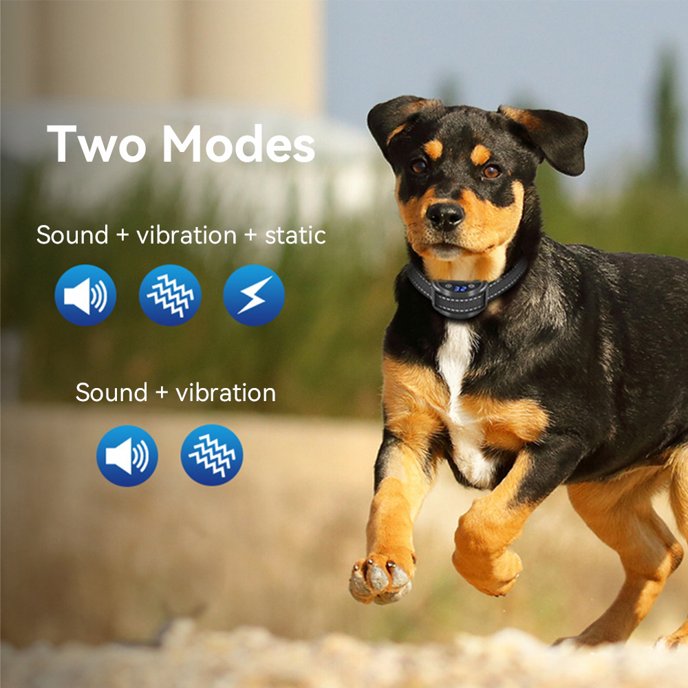 Automatic Dog Anti Bark Collar Electric Stop Barking Anti Bark Dog Training Products Protection From Pet Hond Shocker