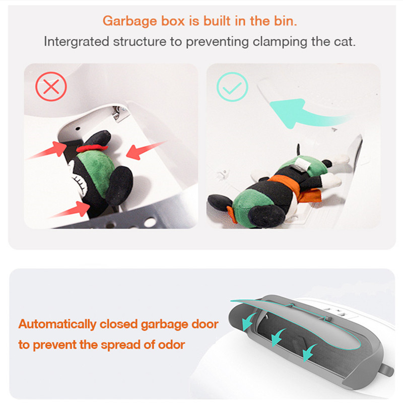 APP WIFI control Intelligent Self-Cleaning for big pet Cats toilet fully enclosed smart Cat litter box Automatic