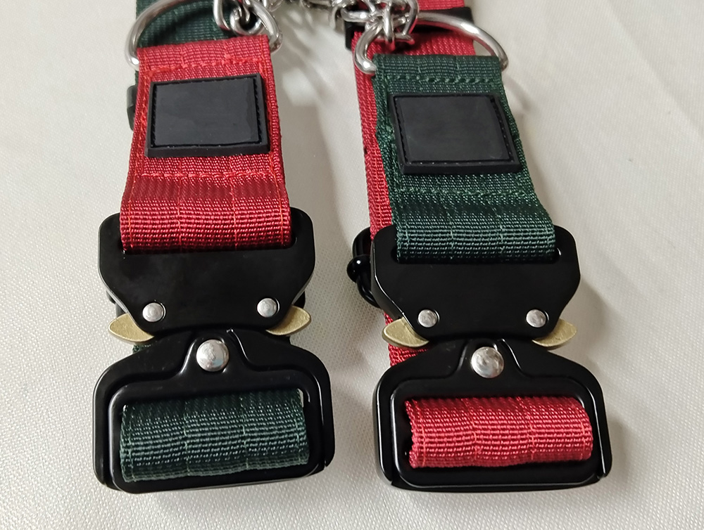 half chain pet dog collar designer big heavy duty nylon combat dog collar custom luxury 2 inch tactical martingale dog collars