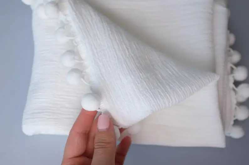 Blankets Swaddling Tassel Baby Receiving Blanket Muslin Blanket Personalized Name Throw Blanket Stroller Cover Swaddling Blanket Burb Cloth