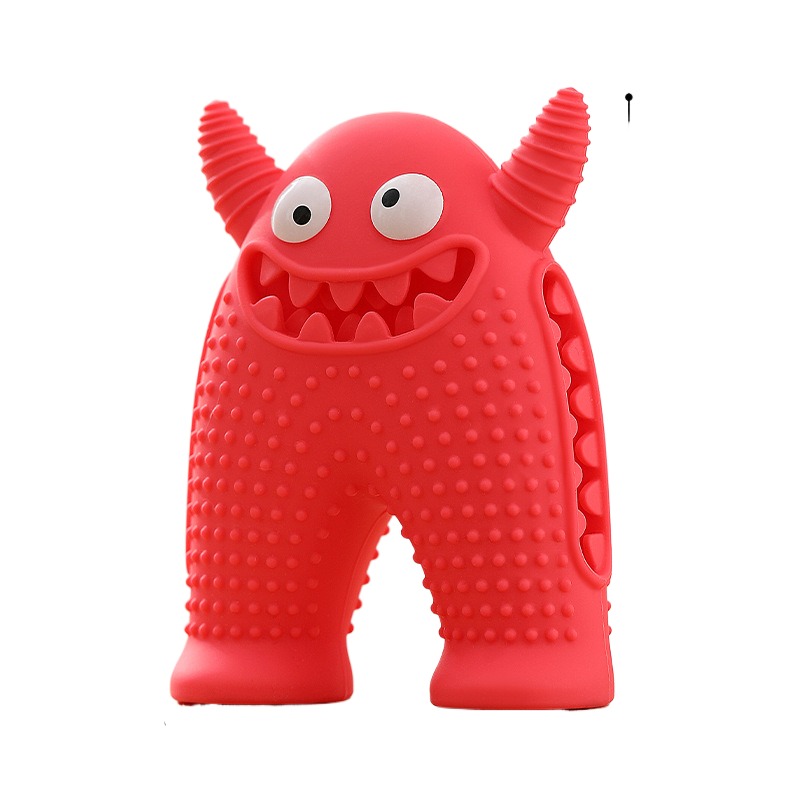 Pet Products Pet Interactive & Movement Toys Squeak Puppy Teeth Cleaning Treat Ball Silicone Pet Chew Toys Dog Chew Toy