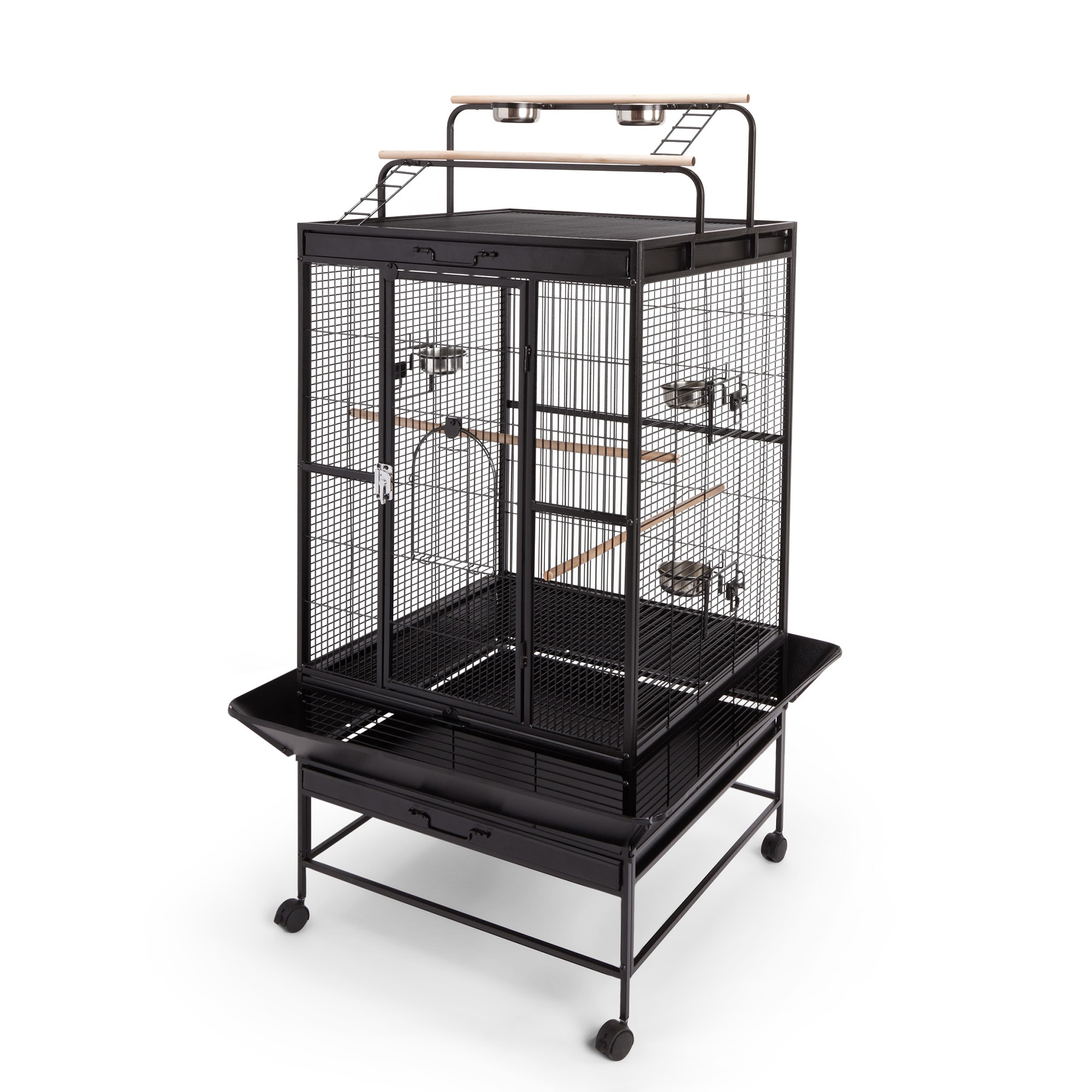 You & Me Large Standing Parrot Cage 29" L x 29" W x 33.75" H