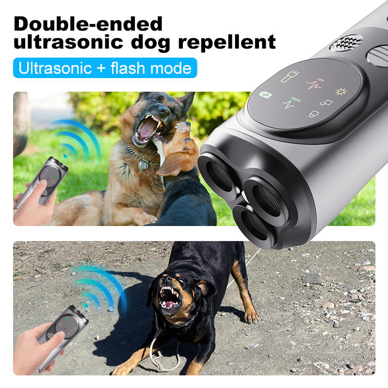 Rechargeable Ultrasonic Sound Bark Control Dog Bark Deterrent Devices Anti Barking Device Ultrasonic Dog Repeller for Dogs
