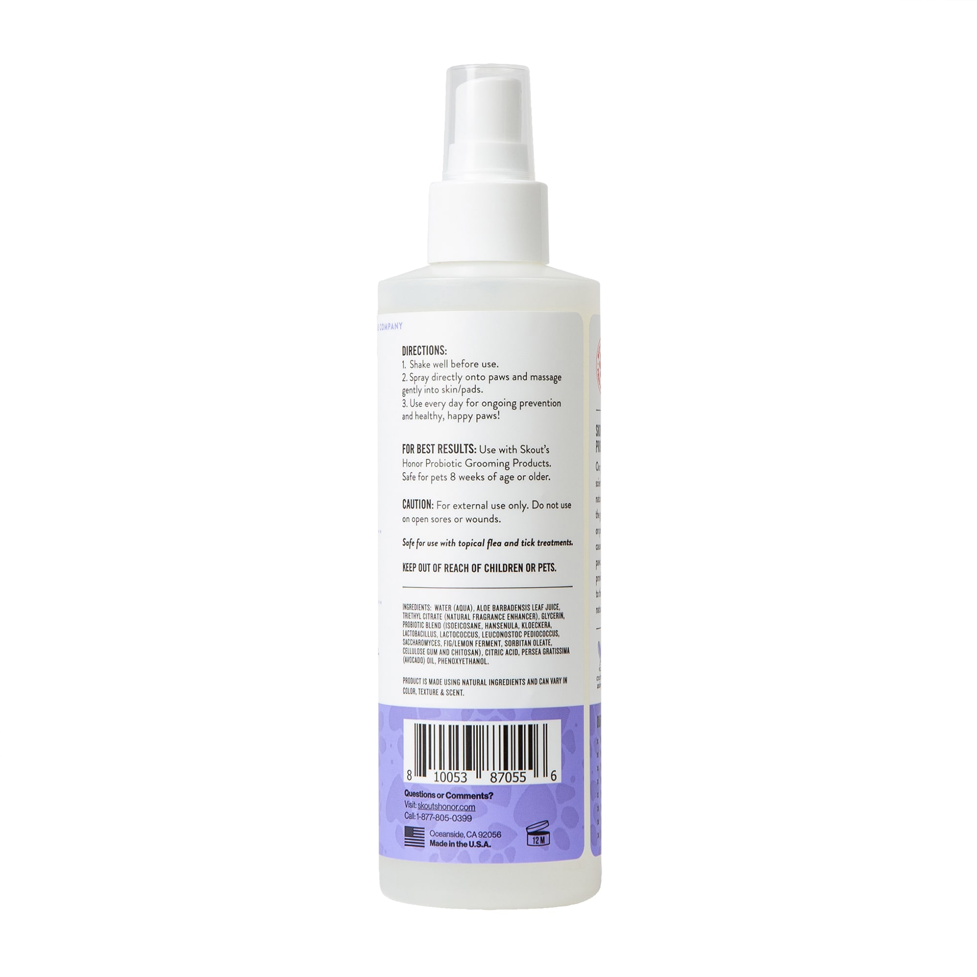 Skout's Honor Probiotic Paw Spray for Dogs, 8 fl. oz.