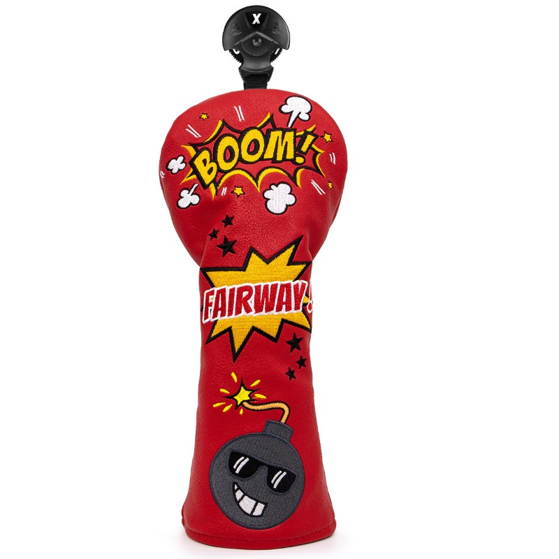 1pc Creative Pattern Golf Club Headcover, Golf Club Covers For Driver, Fairway Wood, Hybrid