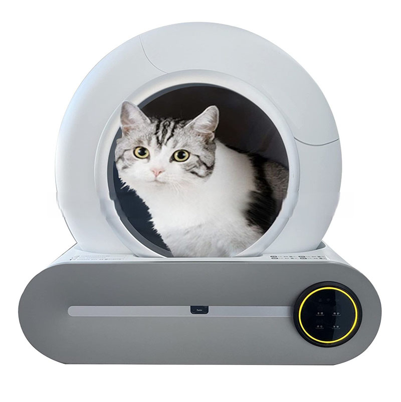 Super Large Space Intelligent Cleaning Cat Litter Box Lazy Person's Artifact with Software Connection Exclusive for Cats