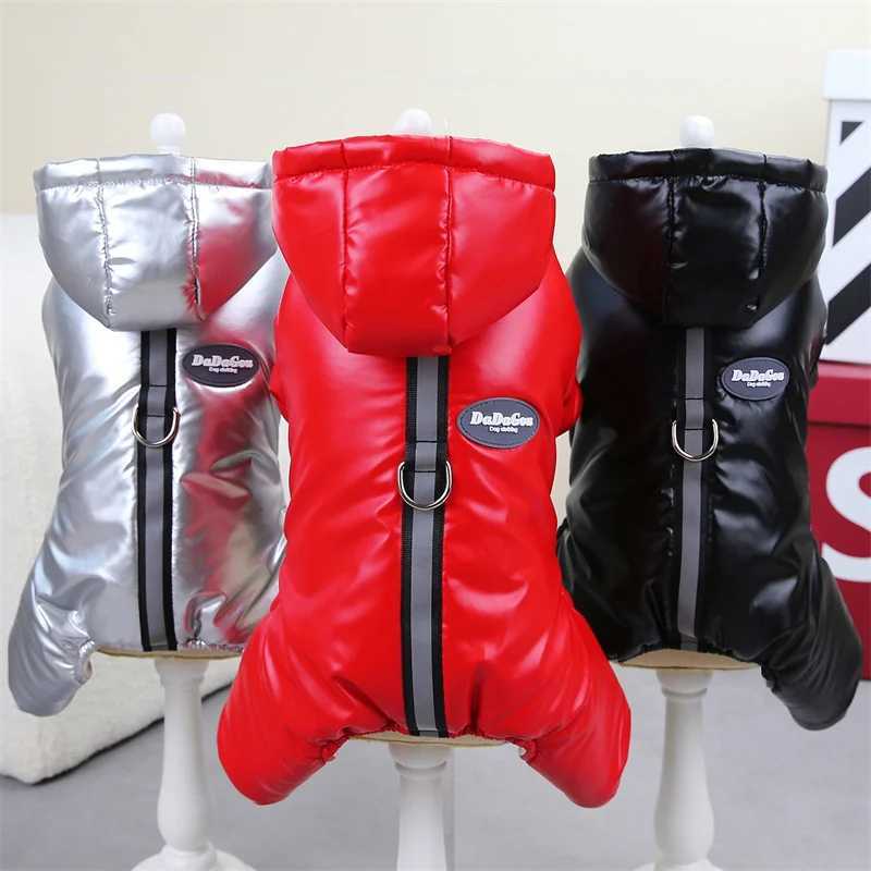 Russia Warm Winter Pet Dog Coat Clothes for Small Dogs Pets Thicken Waterproof Snow Dog Clothing Jumpsuit Chihuahua Costume PugXJ241125