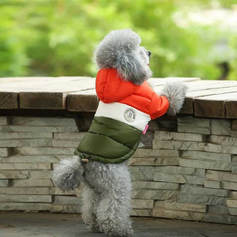 Dog Jacket Waterproof Luxury Dog Clothes Pet Down Cotton Vest Chihuahua French Bulldog Winter Dog Coat Puppy Warm Dog CostumeXJ241125