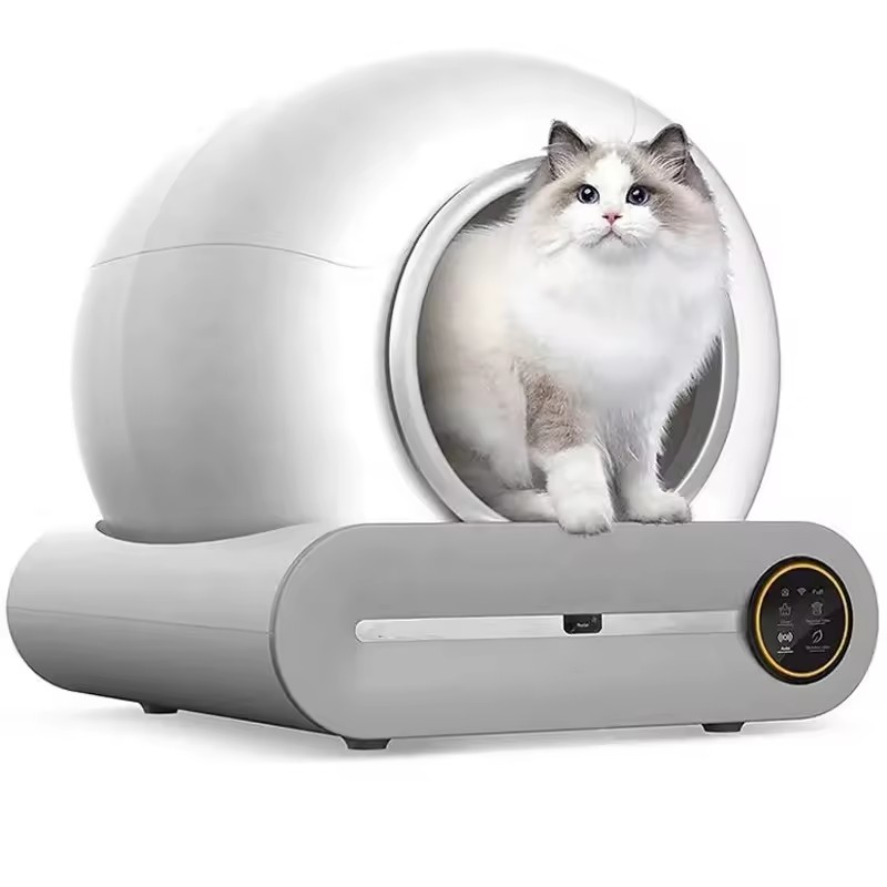 Factory Popular Wholesale Smart Cat Litter Box Intelligent Self Cleaning Fully Enclosed Large Capacity Cat Automatic Litter Box
