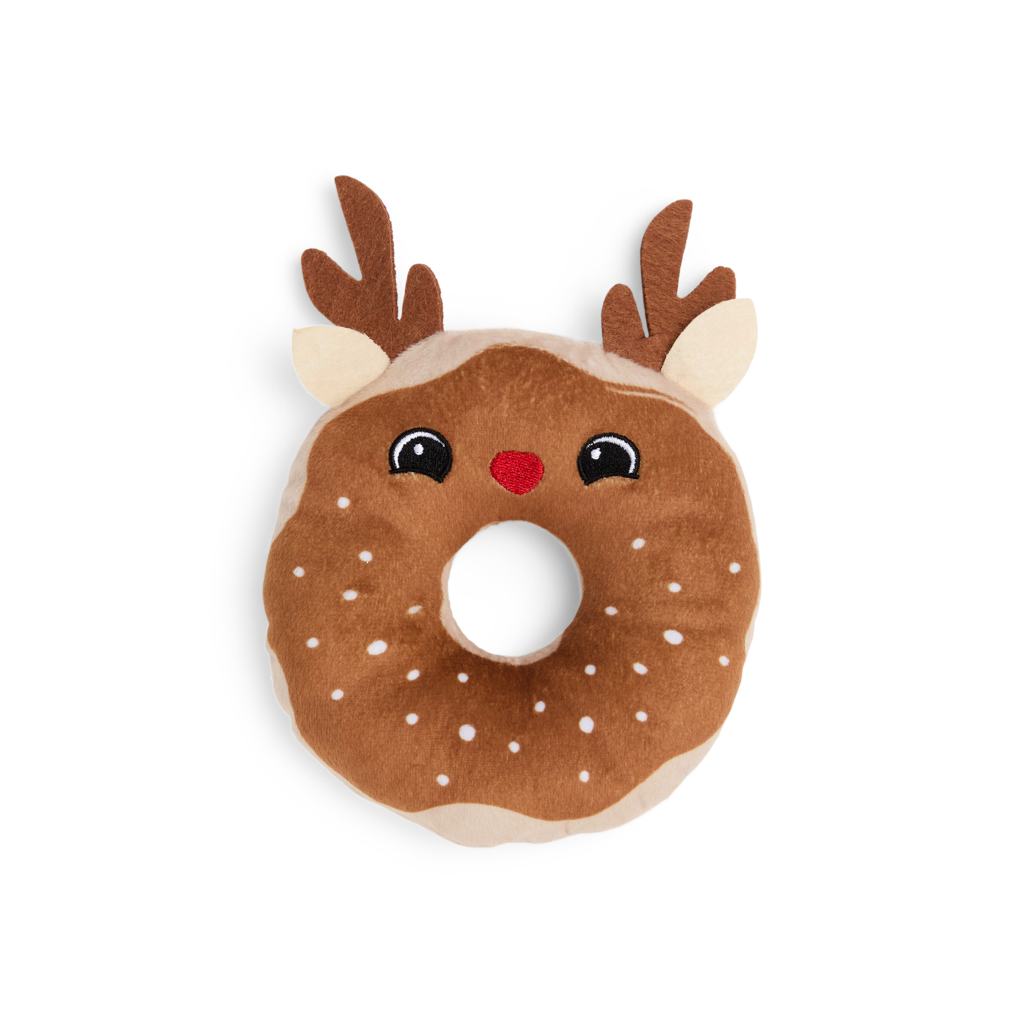 Merry Makings Plush Donut Dog Toy, Small, Pack of 4