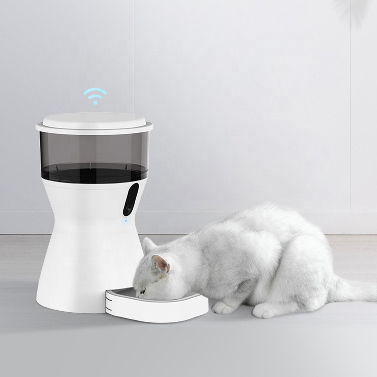 Automatic Dog Feeder Cat Microchip WIFI Control Smart Automatic Pet Feeder With Camera