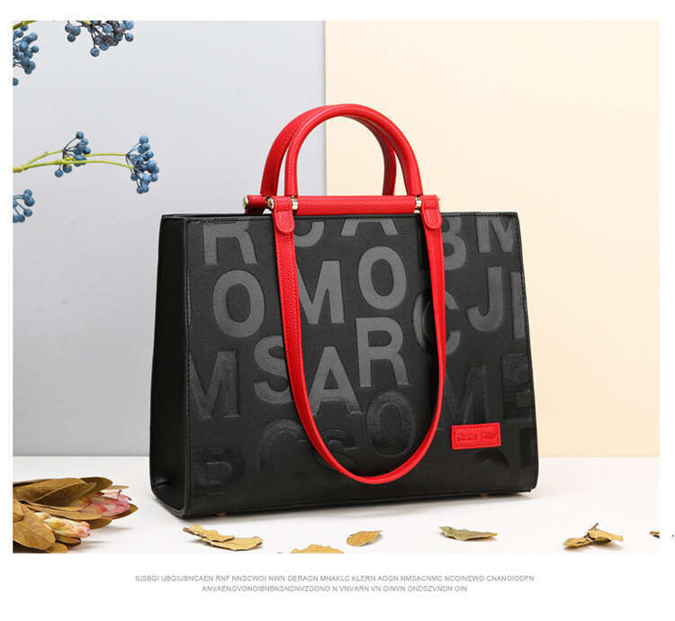 New Trendy Women's Large Capacity Commuter Handheld Tote Bag Can Be Cross Shouldered