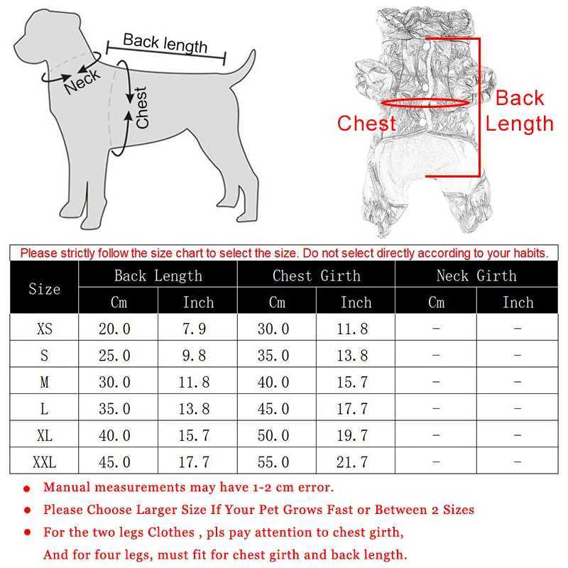 Winter Dog Clothes For Small Dogs Cat Fleece Thicken Warm Waterproof Jacket Coat Pet Puppy French Bulldog Chihuahua JumpsuitXJ241125