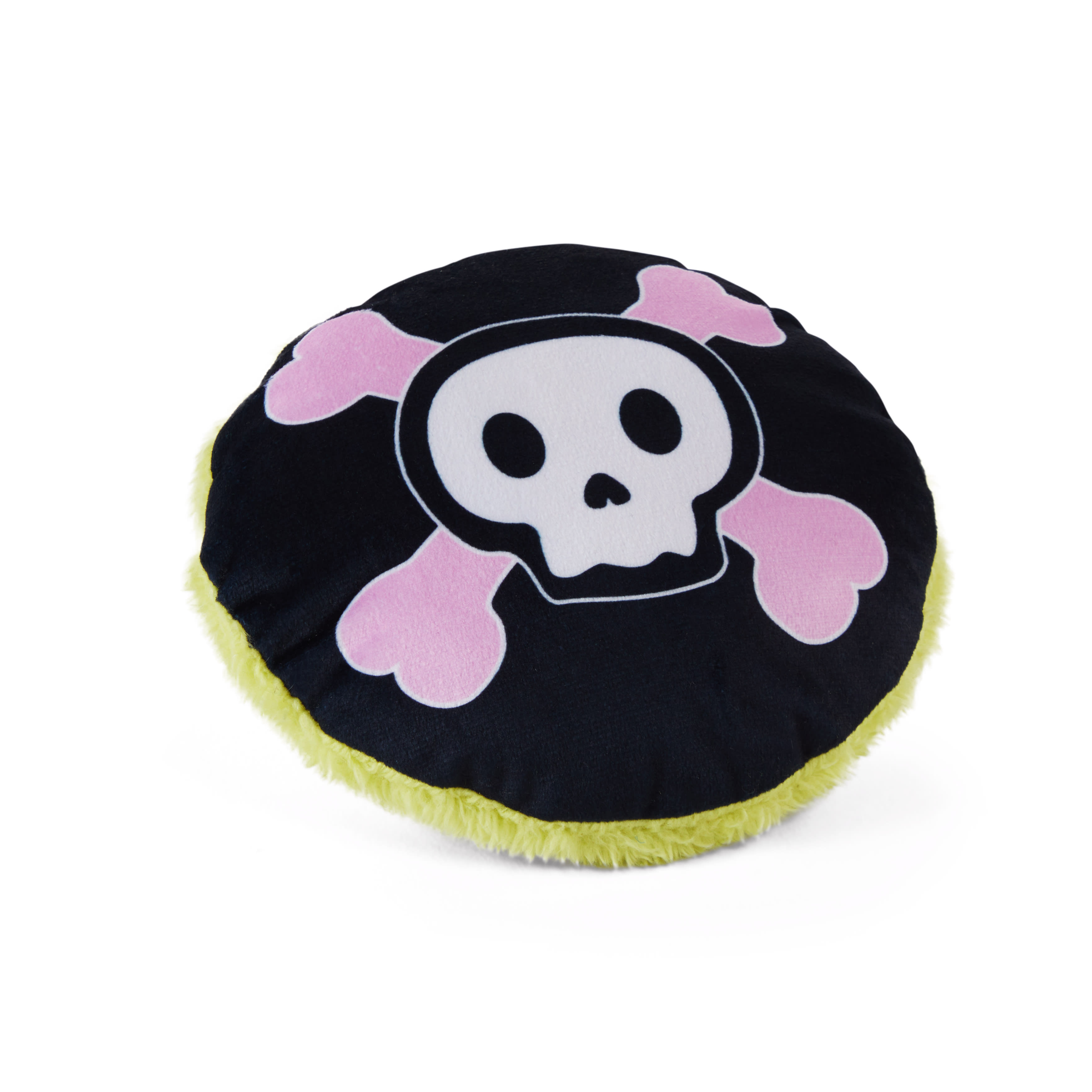 Bootique Skull and Crossbones Plush Dog Toy, Small