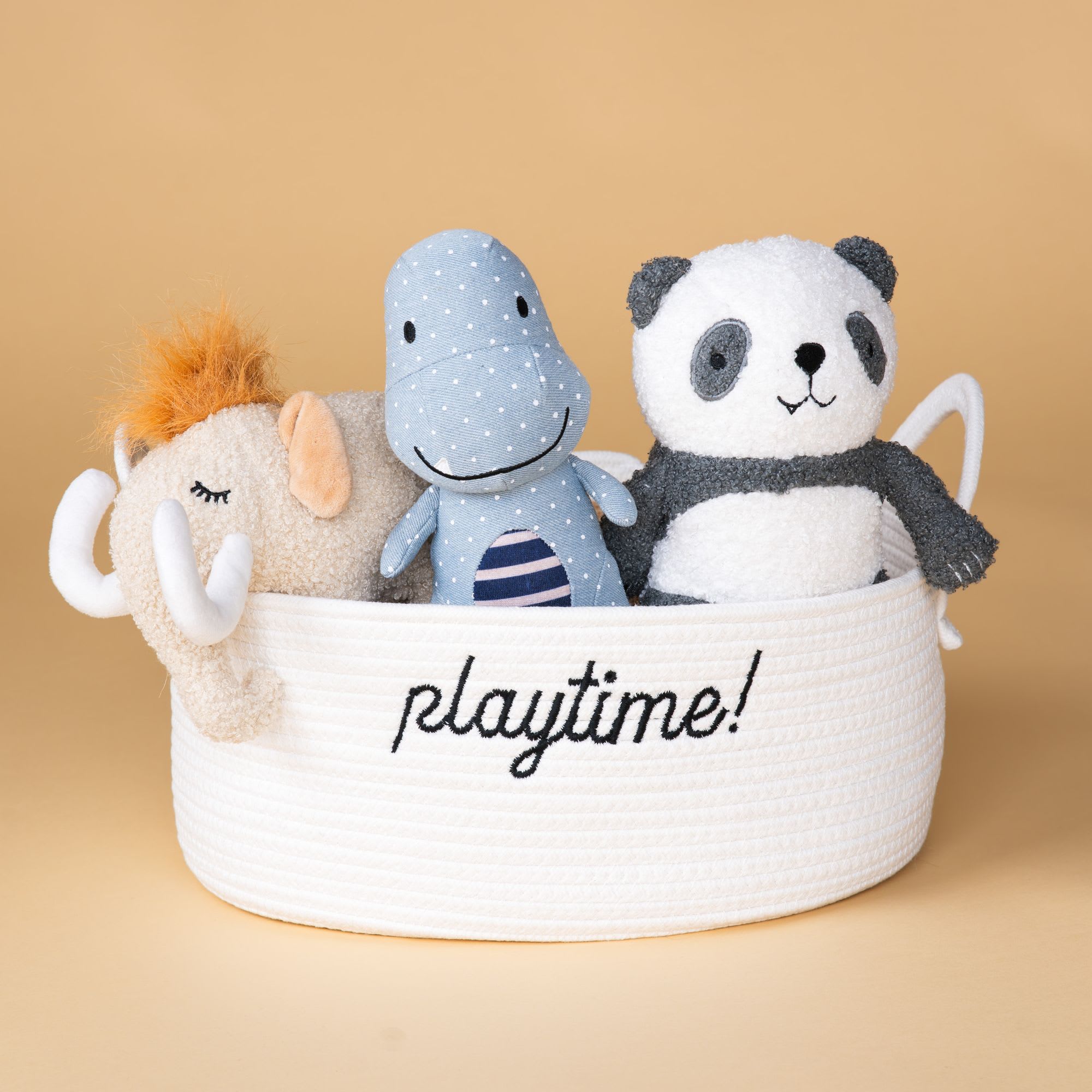 Harry Barker White Playtime Dog Toy Bin, X-Large