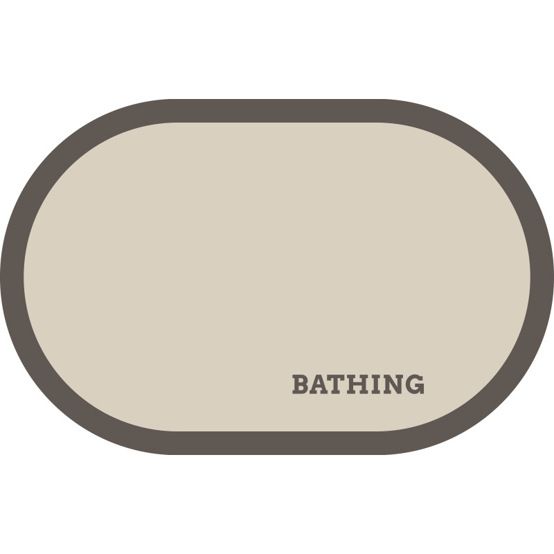 Bathroom Floor Mats Bathroom Non-slip Water-absorbent Toilet Strong Doorway Restroom Diatomite Quick-drying Foot Mats Carpet Bathroom
