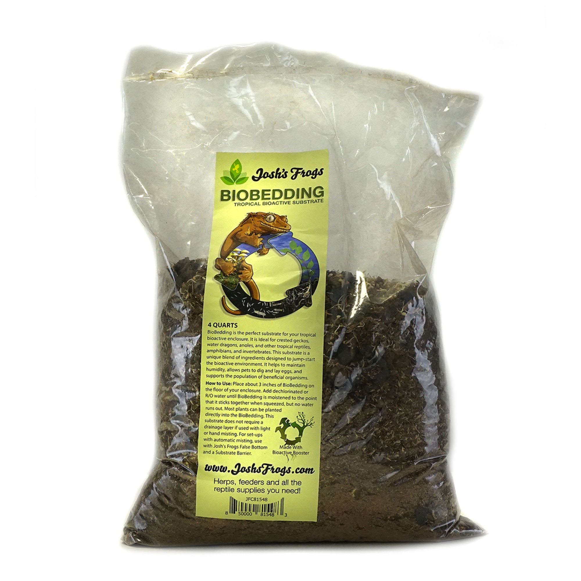 Josh's Frogs BioBedding Tropical Bioactive Substrate, 4 Quarts