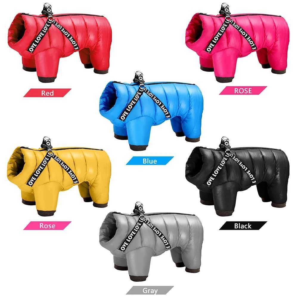 Winter Pet Dog Clothes Super Warm Dog Jacket Coat Waterproof Small Medium Large Dogs Pet Clothing Jumpsuit For French BulldogXJ241125