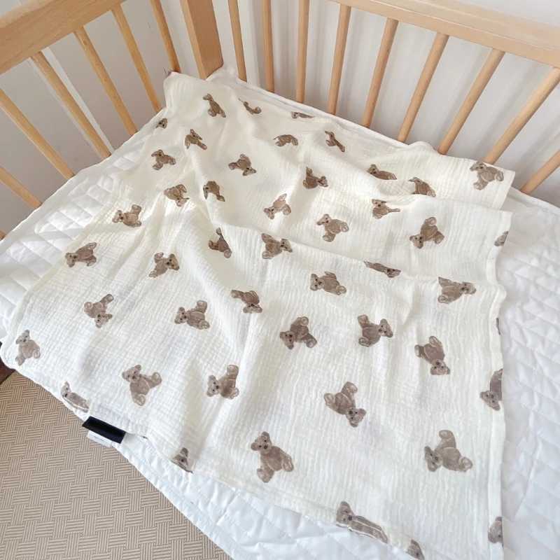 Blankets Swaddling Baby Swaddles Cotton Baby Blanket Multipurpose Lightweight Breathable Baby Wrap Cover Multipattern Newborn Blanket
