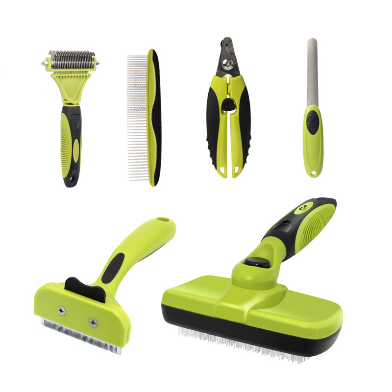 Pet Grooming Products 6 in 1 Professional Cat Pet Grooming Products Tool Set Dog Grooming Kit