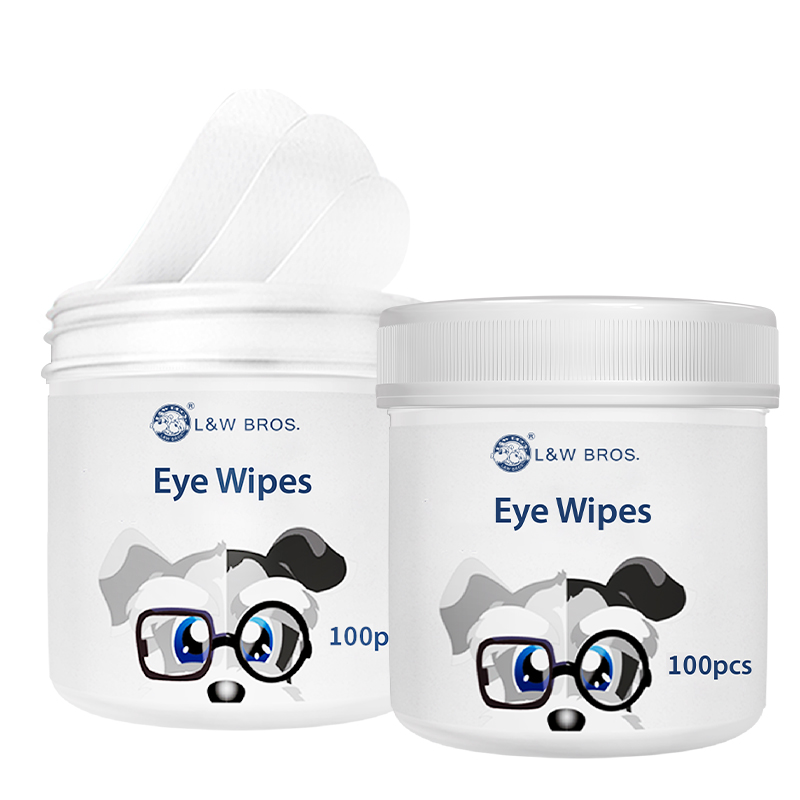 Wholesale Factories 100pcs Wipes Wet Pet Eye Dog Cat Tear Stain Remover Cleaning Pet Cleaner Wipes