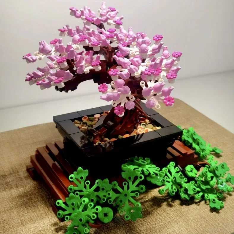 MOC Orchid Bouquet Block wer Potted Building Blocks Fit 10311 Rantic Kit Assembly Building Toy Girl Gift First Love M241125