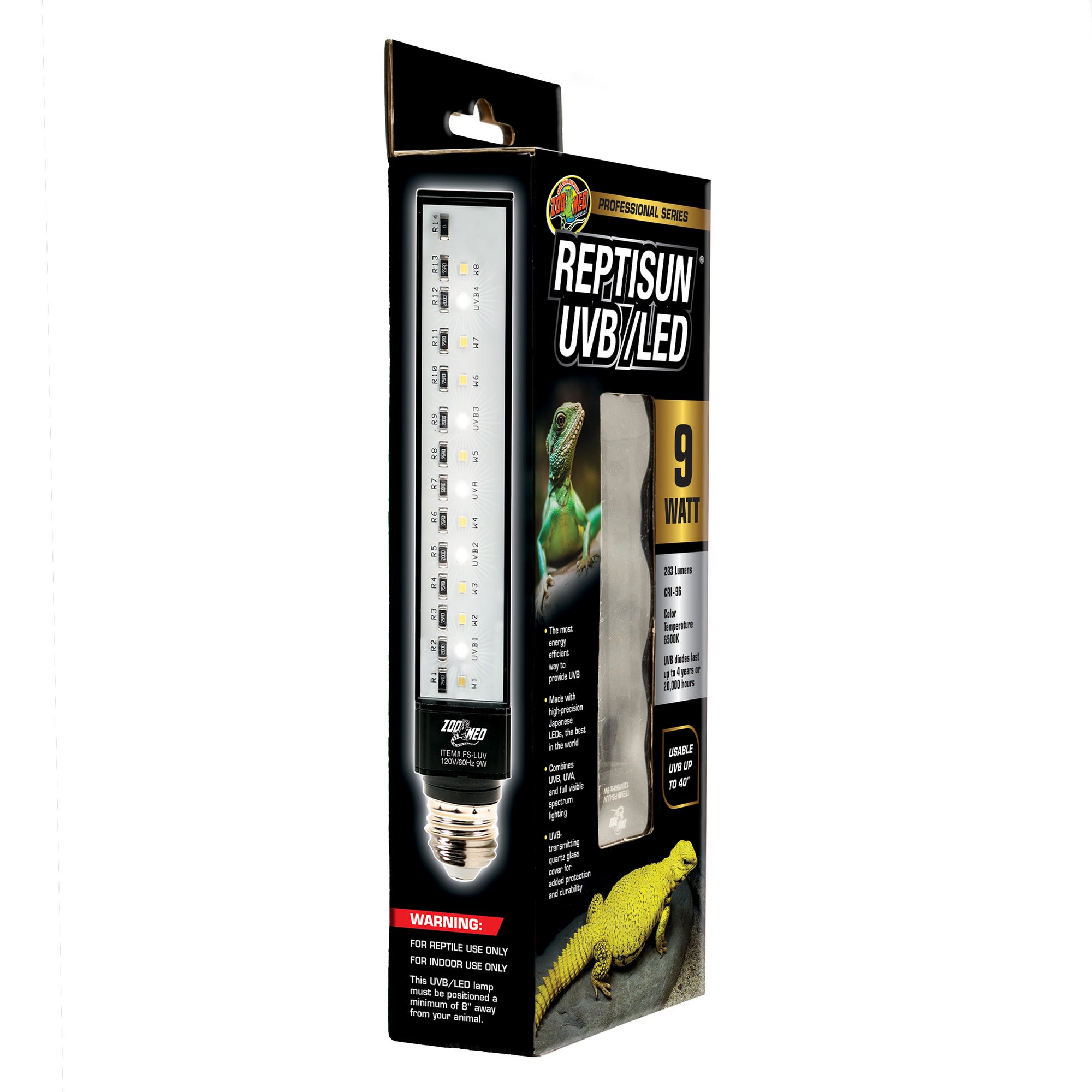 Zoo Med ReptiSun UVB/LED, 9 Watts