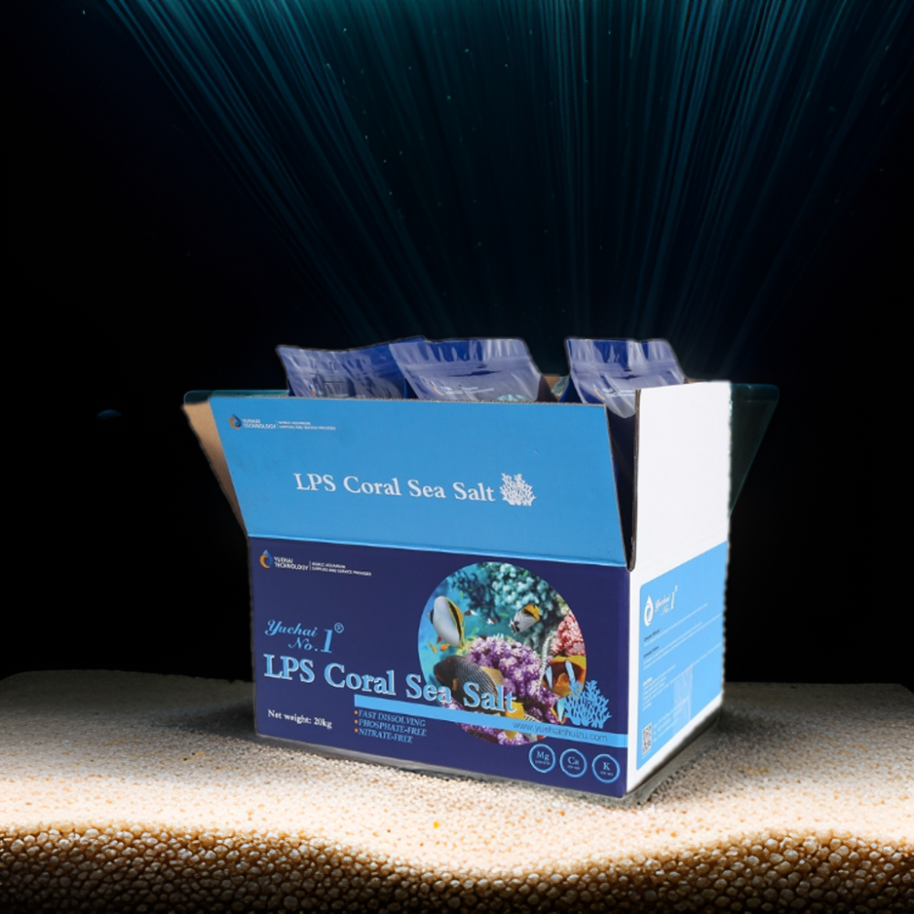 2023 New 20kg OEM Reef Sea Salt Eco-Friendly Glass Salt for Aquariums and Fish Tanks Stocked for Fish Species