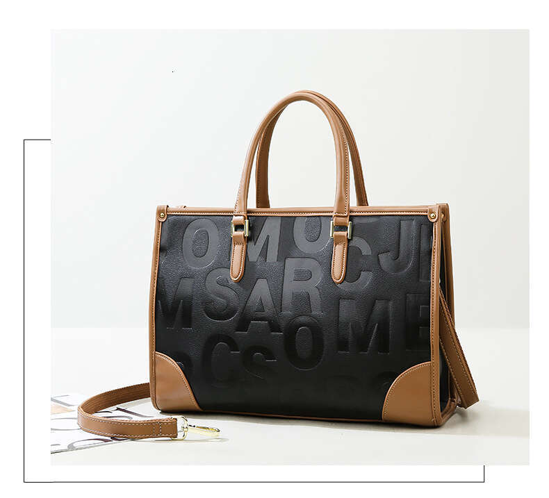 LEMON KOKO Large Capacity New Women's Handbag Minimalist Design Soft Leather Atmosphere Shoulder Versatile Tote Bag For Women