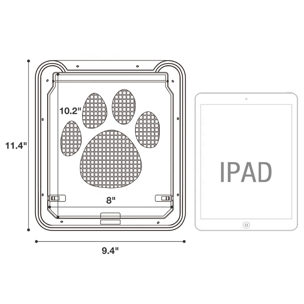 Namsan Cat Door for Screen Window Door Dog Screen Door for Small Pets Cats Dogs