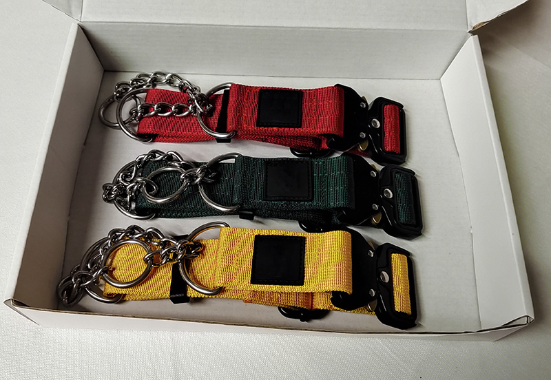 half chain pet dog collar designer big heavy duty nylon combat dog collar custom luxury 2 inch tactical martingale dog collars