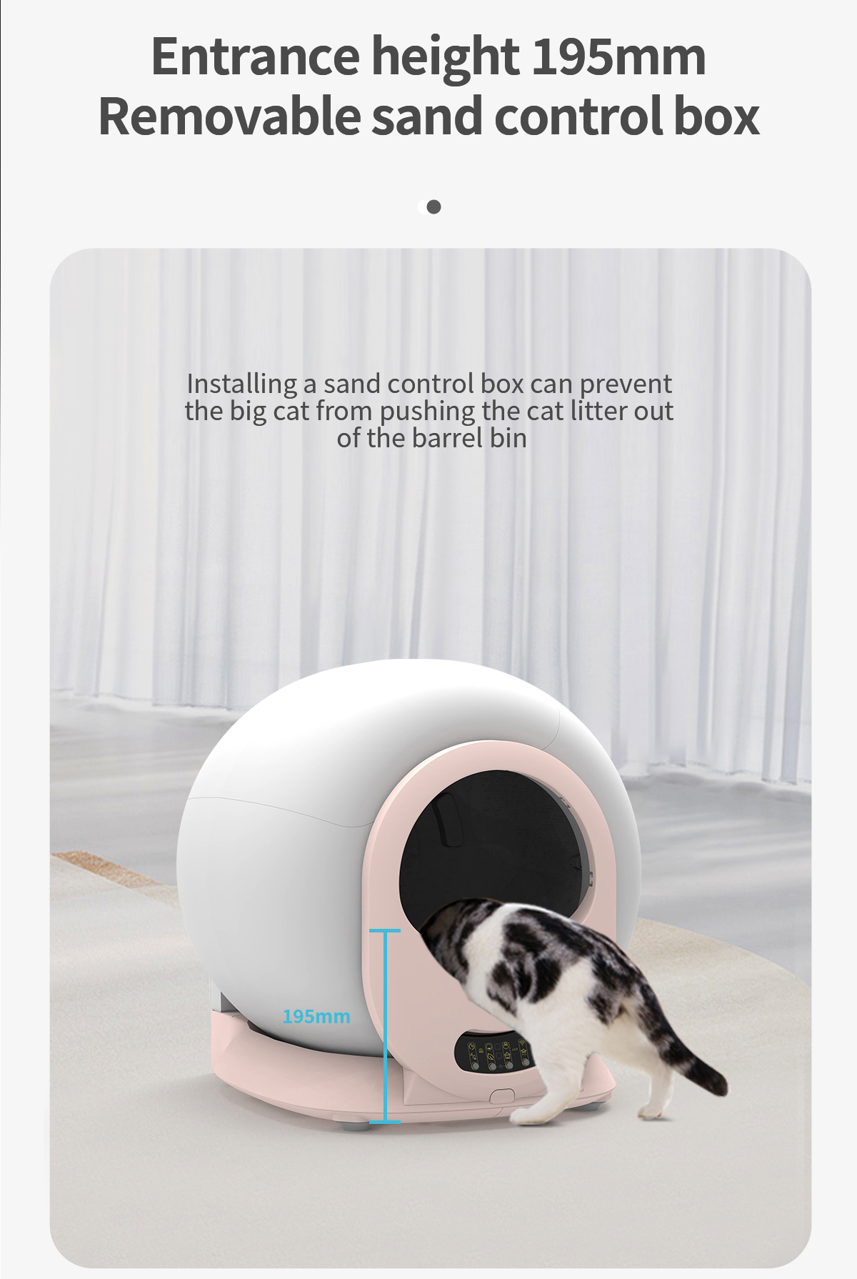 Intelligent automatic litter box cat toilet large closed deodorizing fully automatic cat litter box and accessories