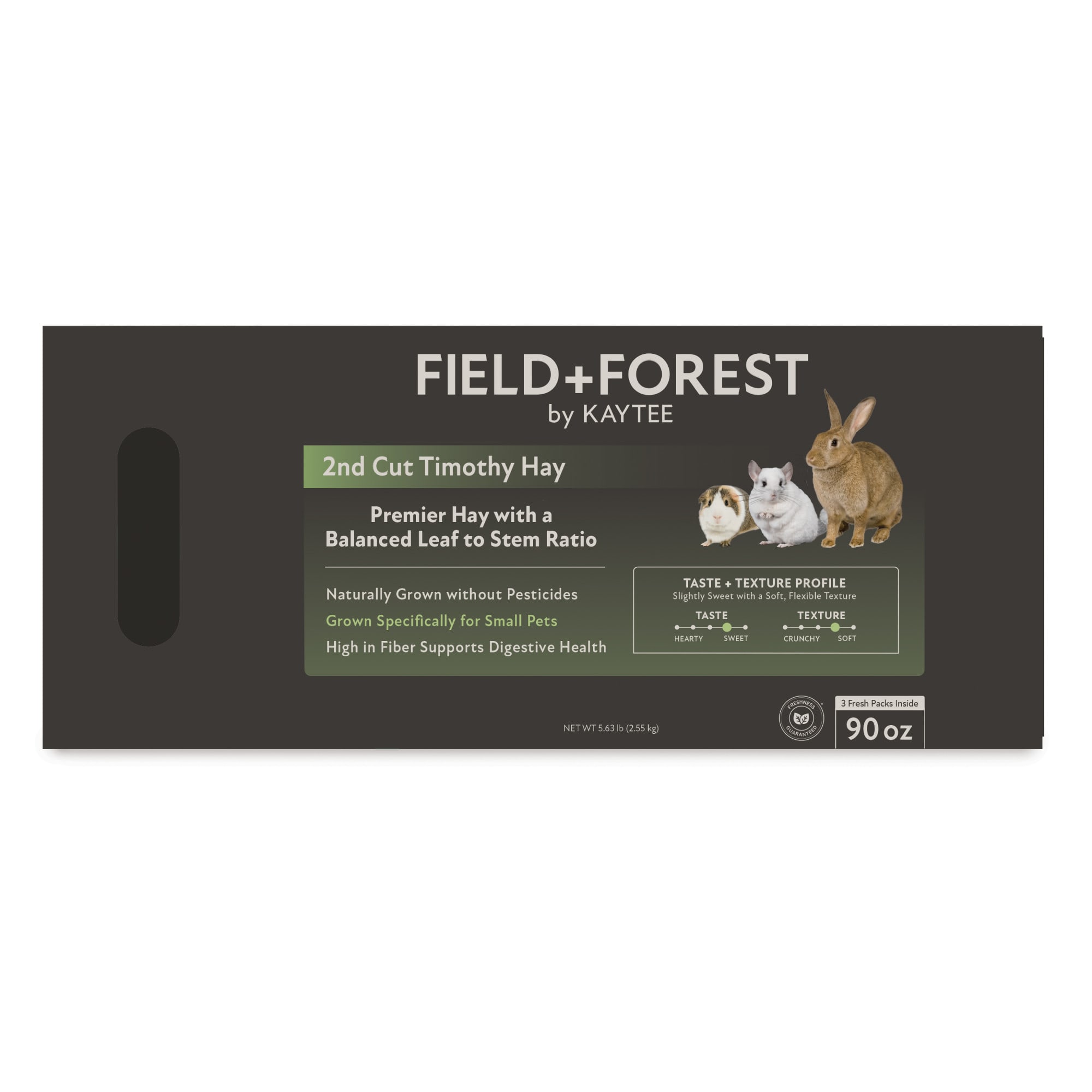 Kaytee Field+Forest 2nd Cut Timothy Hay for Rabbits & Small Animals, 90 oz.
