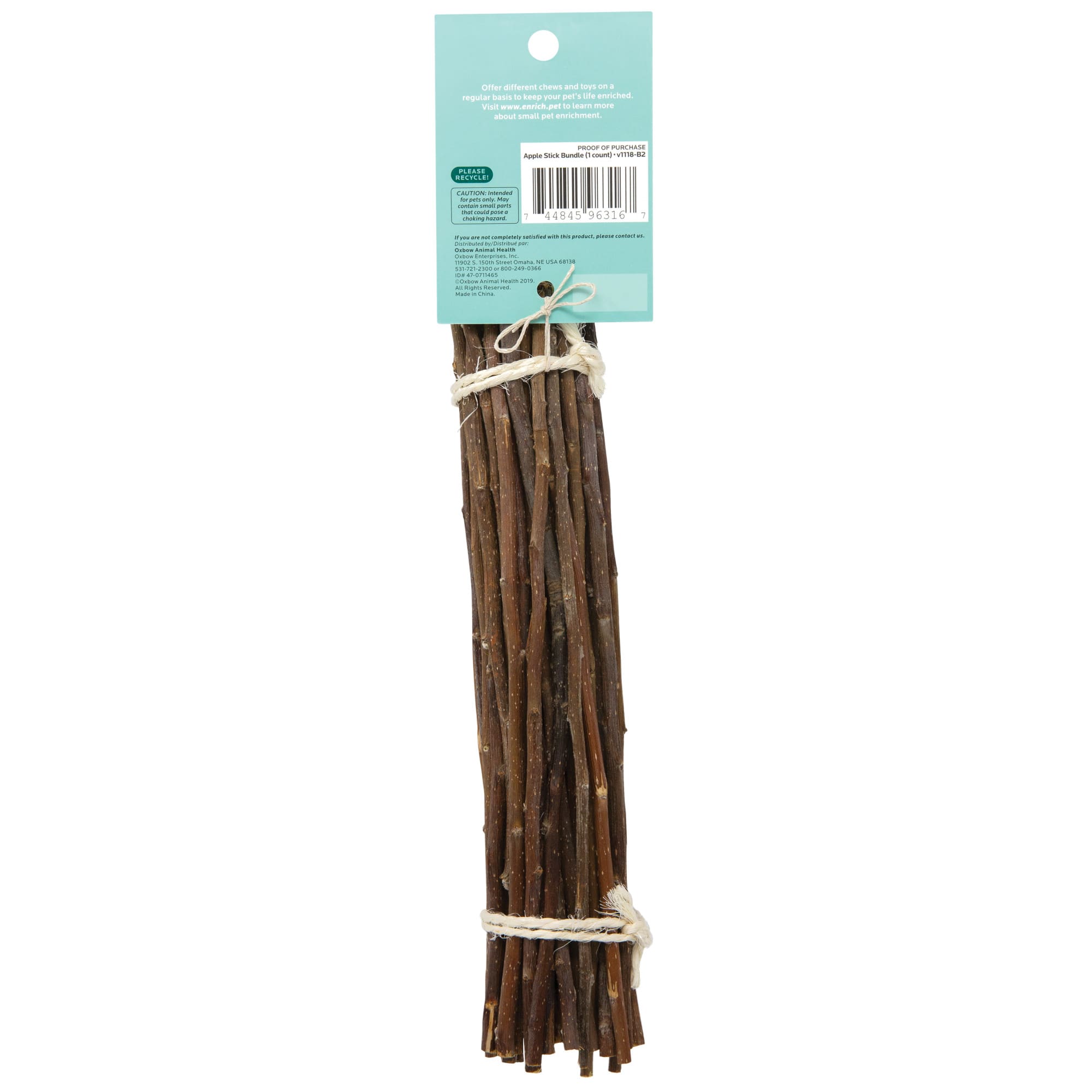 Oxbow Enriched Life Apple Stick Bundle for Small Animals