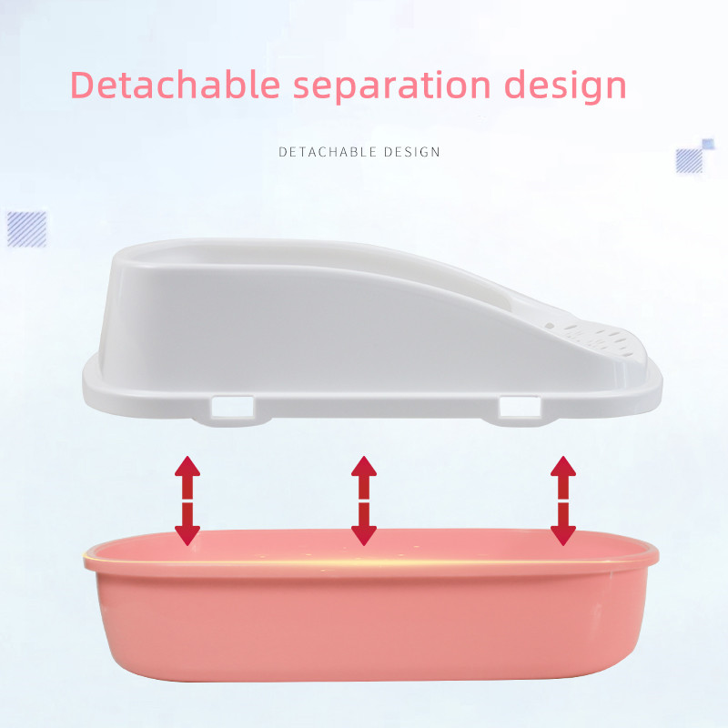 Pets Products Semi-closed Anti-Splash cat Toilet With Shovel Cat Litter Box