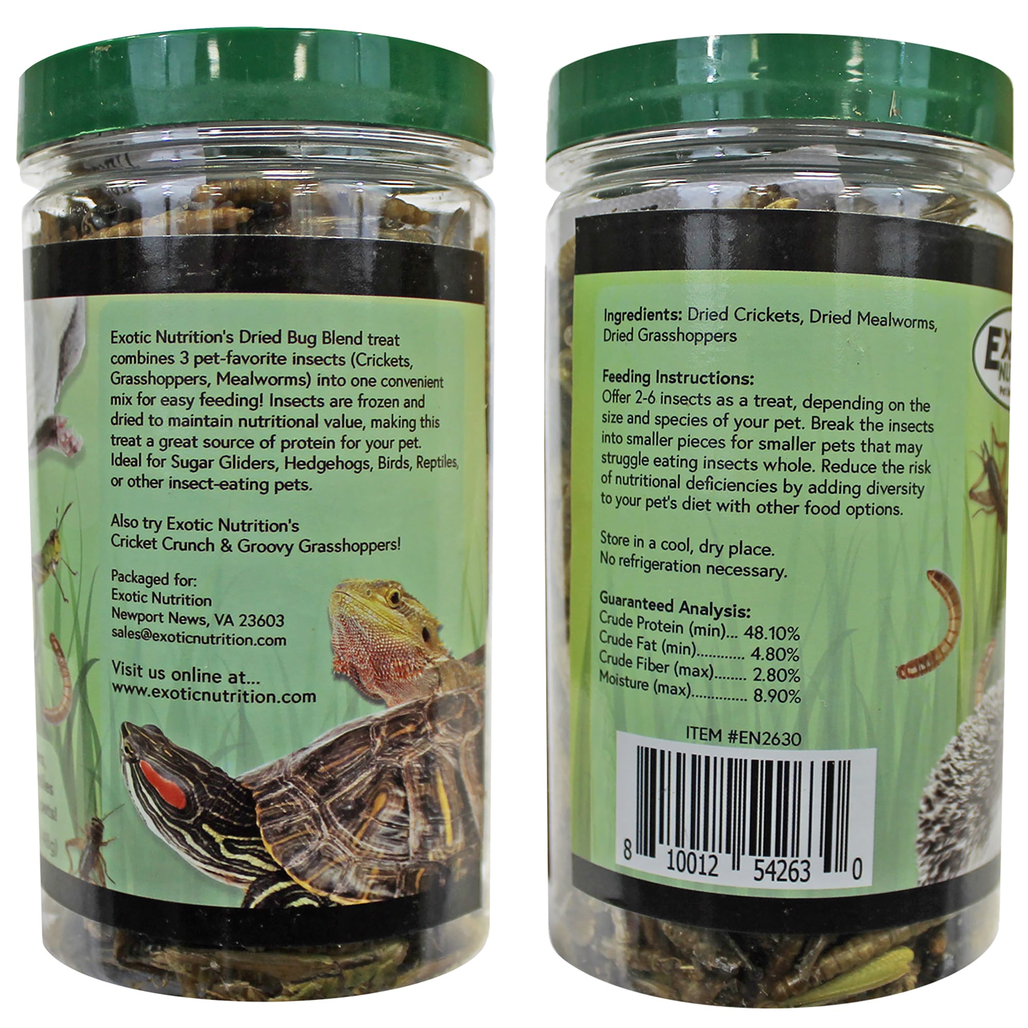 Exotic Nutrition Bug Blend Small Pet Treat, 1.71 oz.