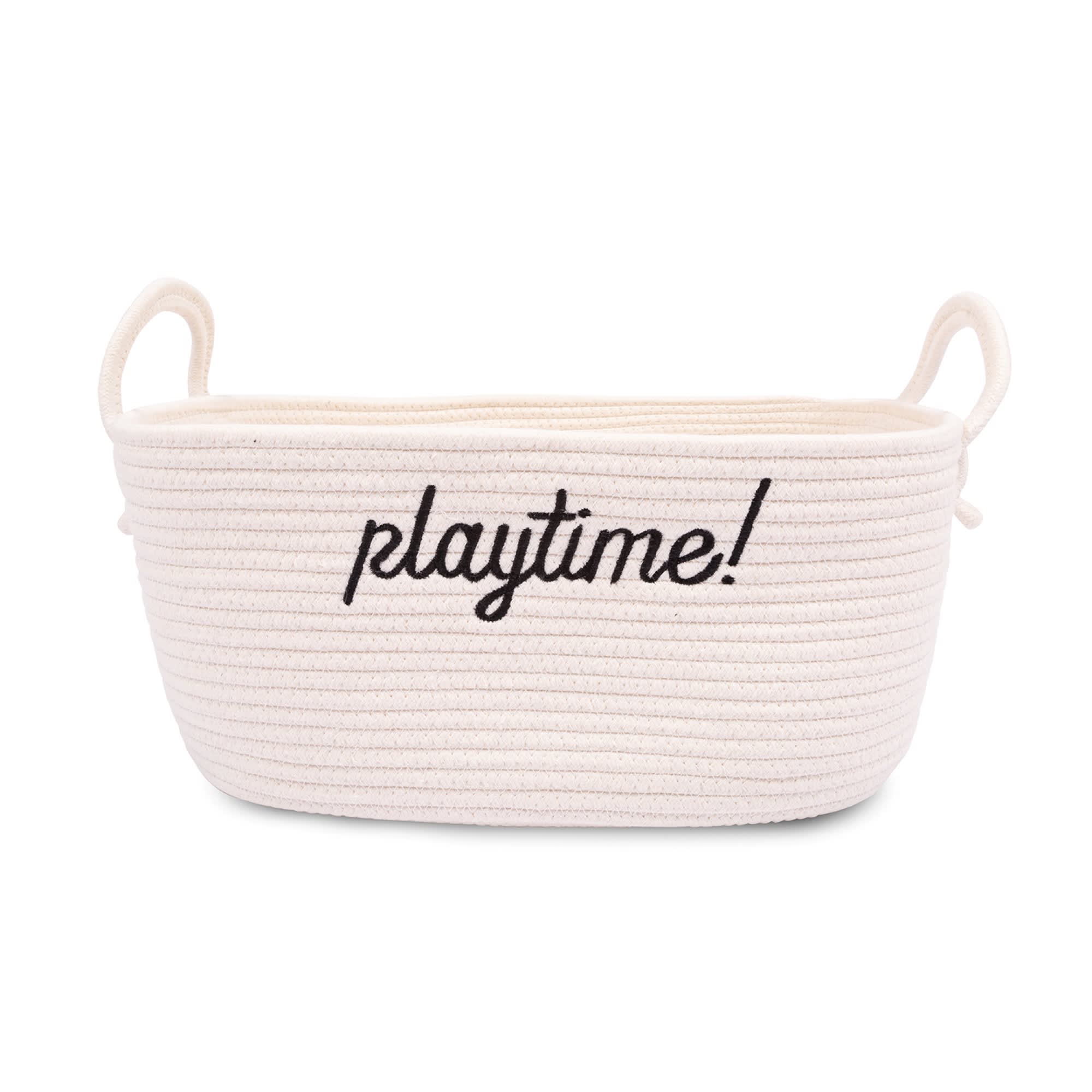 Harry Barker White Playtime Dog Toy Bin, X-Large