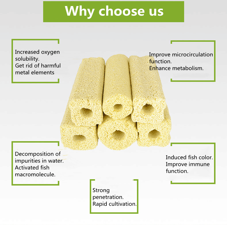 Factory Direct Square/Round Far Infrared Bacteria House Fish Tank Filter Aquarium Filtration Materials Bakki Filter