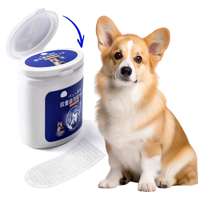 OEM Pet Grooming Wipes Biodegradable Cat Dog Cleaning Moist Tooth Eye Wet Pet Ear Wipes