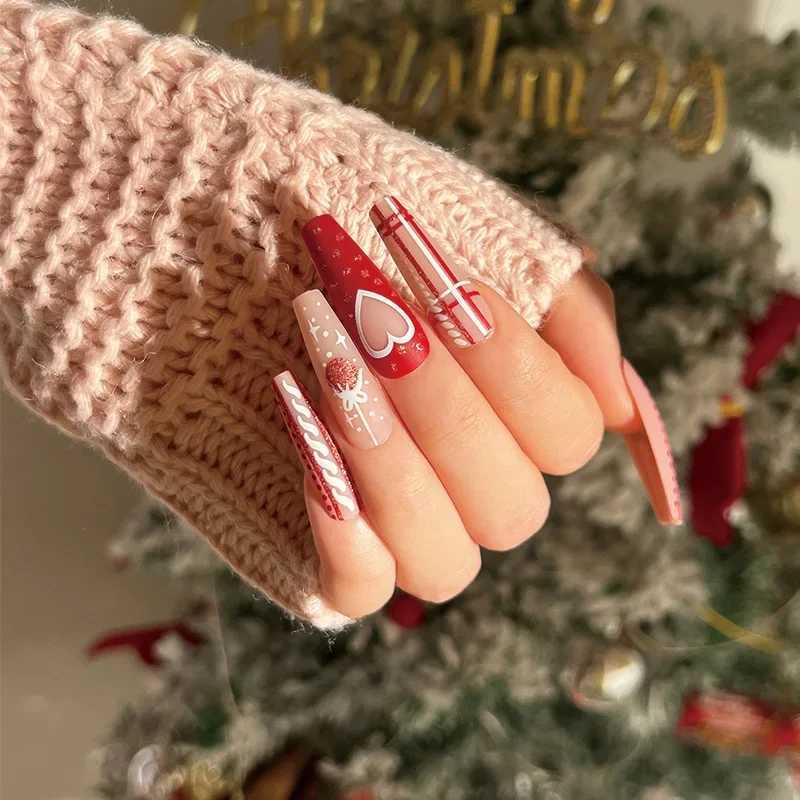 INS Gery Gradient Color Sparkling Powder Sparkling Zircon White Christmas Feldspar Wax Snowflake Fake Almond Ballet Fake Art NailW241125