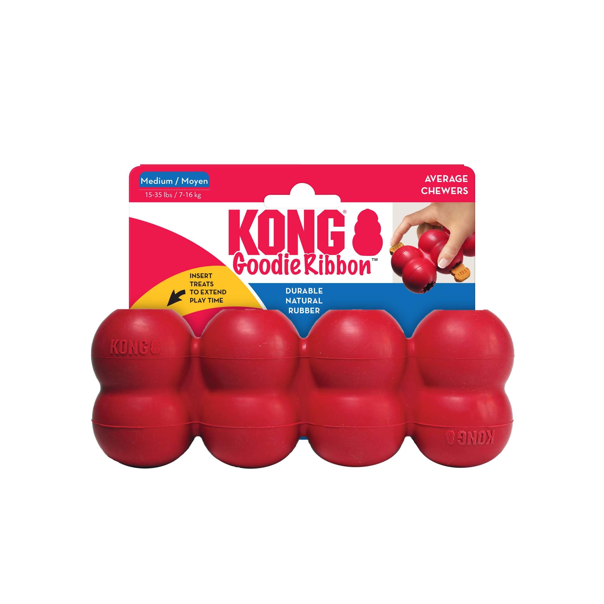 KONG Goodie Ribbon Chew Dog Toy, Medium