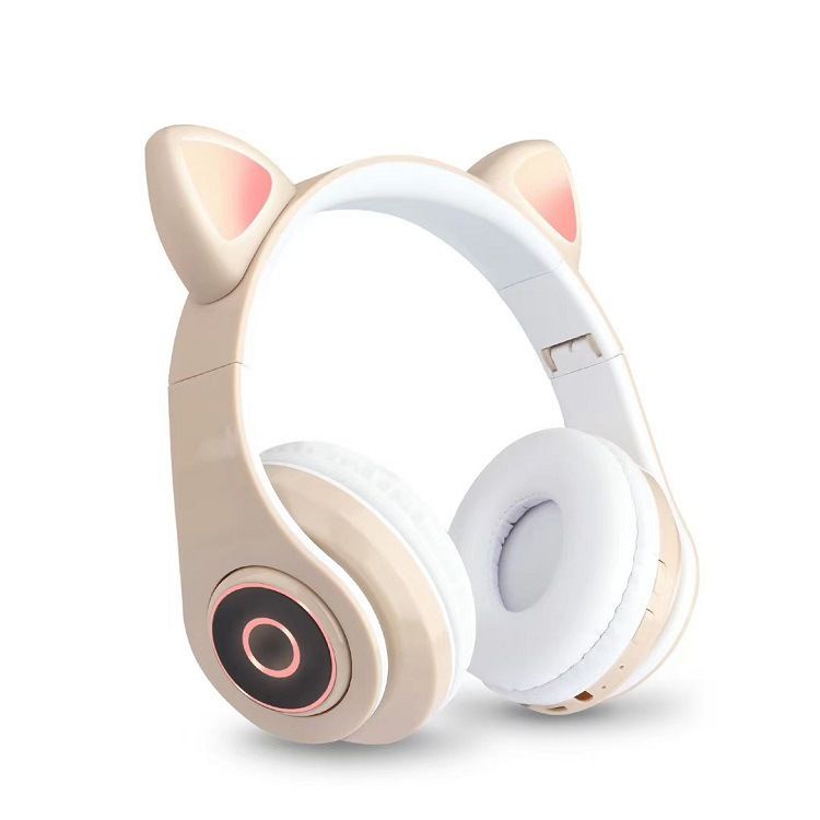 Cat Ear Headworn Bluetooth 5.0 Wireless Headphones, Subwoofer Earphones, Sports Games, Mobile Phones, Computers, Universal High Sound Headphones